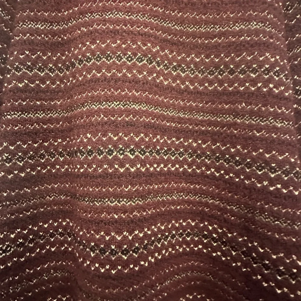 Women's Loft Barely Worn Size Medium Burgundy Sweater Dress - Picture 3 of 3